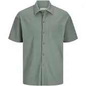 Jack & Jones Mykonos Plisse Kortarmet Skjorte