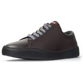 Camper for man. K100855-007 Dark brown Peu Touring leather sneakers (46), Flat, Laces, Casual