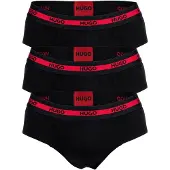 HUGO for man. 50492378 Pack 3 Black Triplet briefs (XL), Homewear, Cotton