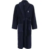 Ralph Lauren for man. 714853990001 Navy cotton terry dressing gown (L-XL), Homewear