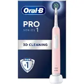 Oral-B Elektrisk tannbørste Pro1 Pink + Extra Brush Head