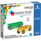 Magna-Tiles Magnet utvidelsessett - 2 Deler - Bil - - OneSize - Magnetisk leketøy