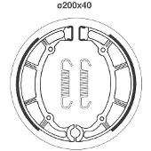 SBS P2065 Bremseklosser