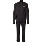 EA7 for man. 8NPV61_PJVRZ Regular fit black tracksuit (M), Casual, Sport, Cotton, Multisport, Long sleeve