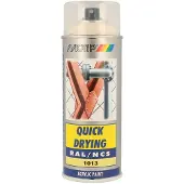 Motip spraymaling RAL 1013 høyglans perlehvit 400 ml