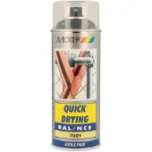 Motip Ral 7021 spraymaling, høyglans svartgrå, 400 ml