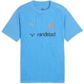Puma Olympique de Marseille Training Jersey Youth, Clothing, Azure/Copper, 9-10Y