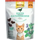 GIM CAT Crunchy Snacks and & kattemynte - Sparepakke: 3 x 140 g