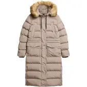 Superdry Everest Faux Fur Longline Jakke