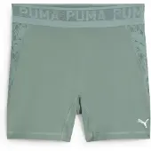 Puma LACE High-Waisted 5" Short Tights Women, Clothing, Green Moon, S