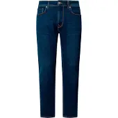 Pepe Jeans for man. PM207390EF4 Jeans in blue fit taper (30/32), Casual, Cotton, Denim