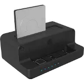 Icy Box IB-2914MSCL-C31 - HDD / SSD-dokkestasjon - 2,5 / 3,5 delt, M.2 - SATA 6Gb/s - USB 3.2 (Gen 2) - svart