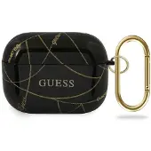 GUESS GUACAPTPUCHBK AirPods Pro-deksel svart/svart Gold Chain Collection
