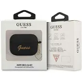 GUESS GUAPLSCHSK AirPods Pro-deksel svart/svart Silikon Charm Heart Collection