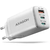 Axagon ACU-DPQ65W - Strømadapter - 65 watt - 1.5 A - PD 2.0, PD 3.0, QC 2.0, QC 3.0, QC 4.0+, Huawei Fast Charge, SCP, PD/PPS, AFC, SFC, SFC 2.0, PE+, PE 2.0+ - 3 utgangskontakter (USB-type A, 2 x US