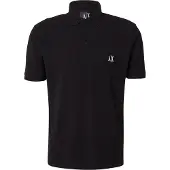 Armani Exchange for man. XM000367AF13022UC001 Polo Logo black (XS), Casual, Cotton, Short sleeve