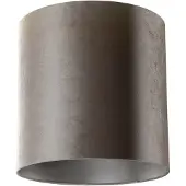 QAZQA Fløyelsskjerm taupe sylinder 40/40/40
