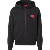 HUGO for man. 50447972 Daple sweatshirt black (M), Casual, Cotton, Long sleeve, Sustainable