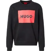 HUGO BOSS for man. 50467944 Duragol sweatshirt black (S), Casual, Cotton, Long sleeve, Sustainable