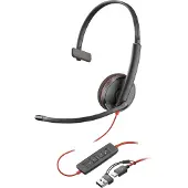 Poly 3210 Usb-c +usb-c/a Voip-hodetelefoner