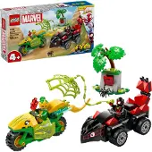 LEGO Marvel 11198 byggesett, 124 stk., Spin and Electro Dino Chase