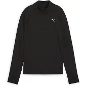 Puma RUN VELOCITY CLOUDSPUN Quarter-Zip Top Women, Clothing, Black, 3XL
