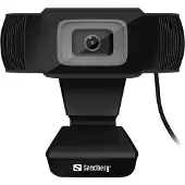 Sandberg USB Webcam - indbygget stereomikrofon - USB 2.0 - perfekt til onlinemøder