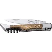 Laguiole Pocket knife with corkscrew Olive SdV