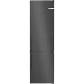 Bosch Serie 4 KGN39VXBT kombiskap 363 L klasse B 60 cm mørkt rustfritt stål