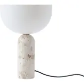 New Works Bordlampe Kizu Small, beige, marmor, E14