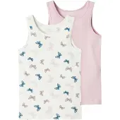 Name it Undertrøyer - Noos - 2-pack - NmfTank - Jet Stream - - 3 år (98) - Undertrøye