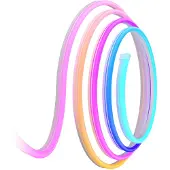 Govee H61D4C11 Neon Rope Light 2 LED-stripe 4 m RGBIC Matter, svart