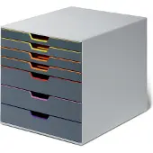 Durable VARICOLOR 7 - Skuffskap - 7 skuffer - for ANSI A (Letter) (216 x 279 mm), A4 (210 x 297 mm), C4 (229 x 324 mm), Folio (216 x 330 mm)