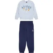 Adidas Joggedress - LK DY Swtjog - Wonblu/Creblu - - 6 år (116) - Joggedress