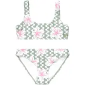 Roxy Party Waves Kids Bikini Set grønn