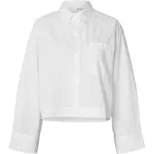 Selected Astha Cropped Boxy Skjorte Med Lange Ermer
