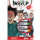 Carioca Dažai veidui Mask Up Party, 6 farger
