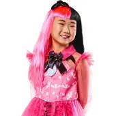 Monster High Kostymer - Monster High - Draculaura-parykk - Svart/Rosa - - OneSize - Kostymer