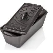 Petromax K4, 2,4 l, Rektangulær, Støpejern, Svart
