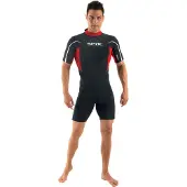 Seac Sub Våtdrakt - Relax Shorty Man 2,2 mm - Svart/Rød - - M - Medium - Våtdrakt