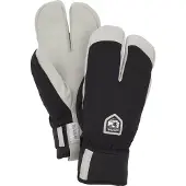 Hestra W.S. Wool Terry Split, Hansker, Black