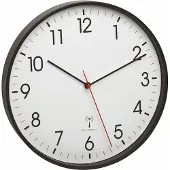 TFA-Dostmann TFA - Klokke - kvarts - veggmonterbar - 30.5 cm - ramme: svart