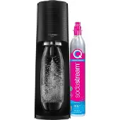 SodaStream Elegant Terra 1l – Oppvaskmaskinsikker og UV-beskyttet Flaske Inkludert