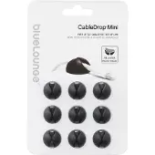 Bluelounge Design CableDrop mini - Black - 9-pack