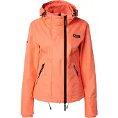 Superdry for woman. W5011850A Hooded windbreaker jacket Mountain coral (S), Casual, Polyester