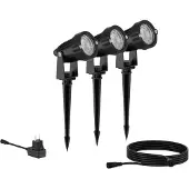 Philips Caper bakkespotter/spikes 1,5 W, Utendørs bakkebelysning, Svart, Plast, IP44, Terrasse, Hage, II