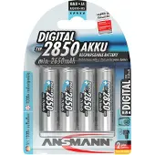 Ansmann Digital - Batteri 4 x AA type - NiMH - (oppladbart) - 2850 mAh