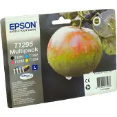 Epson T1295 Multipack - 4-pack - svart, gul, cyan, magenta - original - blister - blekkpatron - for Stylus SX230, SX235, SX430, SX438 WorkForce WF-3010, 3520, 3530, 3540, 7015, 7515, 7525
