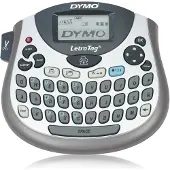 Dymo LetraTag LT-100T - Etikettmaker - S/H - direktetermisk - Rull (1,2 cm) - kutter - 1 linjes utskrift, 2-linjers utskrift, sanntidsklokke