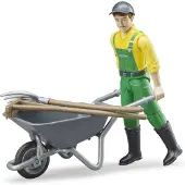 BRUDER Figur - bworld - Bonde m. Tilbehør - 62610 - - OneSize - Lekefigur
